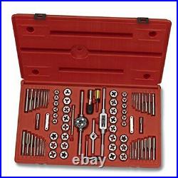 00908A Tap and Die Set 76 Piece Threading Tool Standard & Metric Alloy