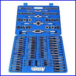 110PCS Hardened Alloy Steel Metric Tap and Die Rethreading Tool Set Package