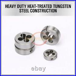 110PCS NEW Tap and Die Combination Set Tungsten Steel Titanium METRIC Tools NEW