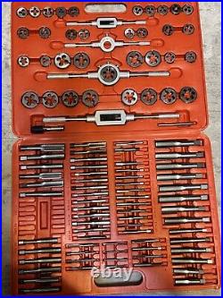 110PCS Tap and Die Combination Set Tungsten Steel Titanium METRIC Tools