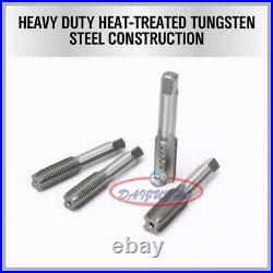 110PCS Tap and Die Combination Set Tungsten Steel Titanium METRIC Tools