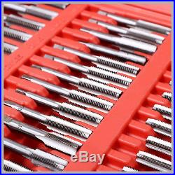 110PCS Tap and Die Combination Set Tungsten Steel Titanium SAE AND METRIC Tools