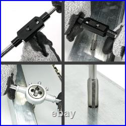 110PCS Tap and Die Set, Metric Size M2-M18 Standard Threading Tool with Adjustab