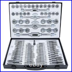 110PCS Tap and Die Set Metric Size Standard Threading Tool With Adjustable Handles
