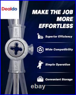 110PCS Tap and Die Set, Metric Tap and Die Rethreading Kit, Thread Chaser Set fo