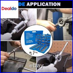 110PCS Tap and Die Set, Metric Tap and Die Rethreading Kit, Thread Chaser Set fo