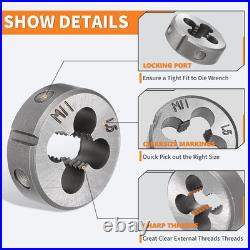 110PCS Tap and Die Set with Case for SAE & Metric Thread Repair