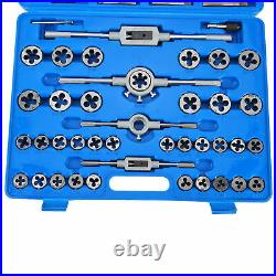 110Pcs Tap and Die Steel Combination Set for Cutting External & Internal Threads