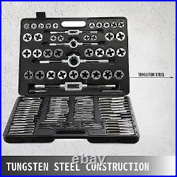 110Pcs Tungsten Titanium Steel Metric Tool Tap & Die Set Combination for Cutting