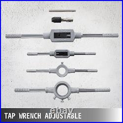 110Pcs Tungsten Titanium Steel Metric Tool Tap & Die Set Combination for Cutting