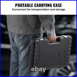 110 PCS Metric Tap and Die Set, M2-M18 Bearing Steel Threading Tools with Case