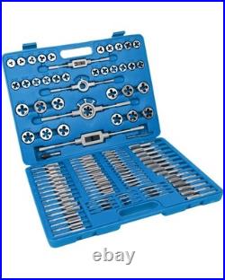 110 PCS Metric Tap and Die Set M2-M18 Rethreading Kit for Making Screw Threads