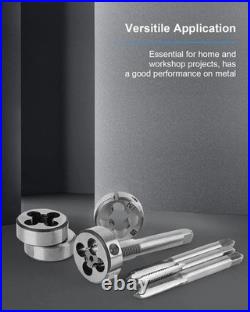 110 PCS Metric Tap and Die Set, M2-M18 Rethreading Kit for Making Screw Threads