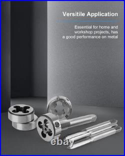 110 PCS Metric Tap and Die Set M2-M18 Thread Rethreading Kit with Storage Case