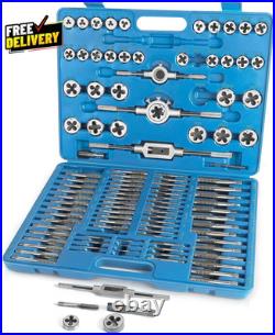 110 PCS Metric Tap and Die Set Metric Threads M2-M18 Rethreading Kit
