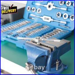 110 PCS Metric Tap and Die Set Metric Threads M2-M18 Rethreading Kit