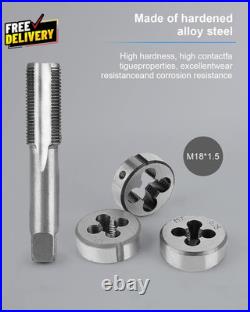 110 PCS Metric Tap and Die Set Metric Threads M2-M18 Rethreading Kit