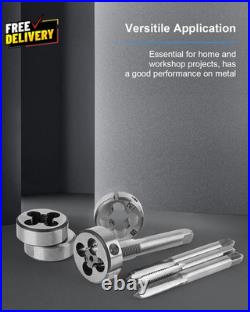 110 PCS Metric Tap and Die Set Metric Threads M2-M18 Rethreading Kit