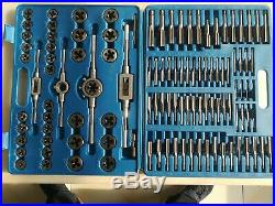 110 PCS Tap and Die Combination Set Tungsten Steel METRIC Screw Kit