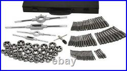 110 PC Tap and Die Set SAE to 3/4 & 18MM Warranty Both Coarse and Fine 53310
