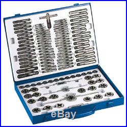 110 Pc Tungsten Steel Tap And Die Set Metric Wrench Cuts Bolts M2-m18 Fervi M218