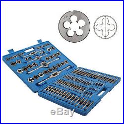 110 Piece Combination Tap And Die Set Screw Extractor Remover Chasing withCase