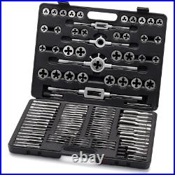110 Piece Hardened Alloy Steel Tap And Die Threaded Set With Case