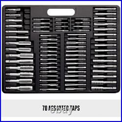 110 Piece Hardened Alloy Steel Tap And Die Threaded Set With Case