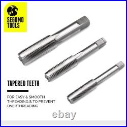 110 Piece Hardened Alloy Steel Tap And Die Threaded Set With Case