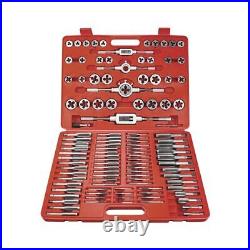 110 Piece Tap and Die Set (SAE & METRIC) Threading Tool Set With Storage Case