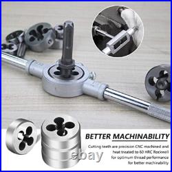 110 Piece Tap and Die Set (SAE & METRIC) Threading Tool Set With Storage Case 110 Piece Tap and Die Set (SAE & METRIC) Threading Tool Set With Storage Case