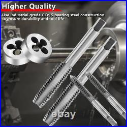 110 Piece Tap and Die Set(SAE&METRIC)Threading Tool Set With Storage Case M