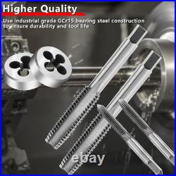 110 Piece Tap and Die Set(Sae&Metric)Threading Tool Set with Storage Case Metr