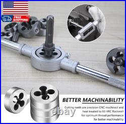 110 Piece Tap and Die Set Sae&Metric Threading Tool Set with Storage Case Metric