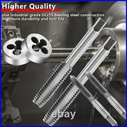 110pc SAE&Metric Tap and Die Set, Rethreading Kit with Storage Case