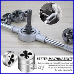 110pc SAE&Metric Tap and Die Set, Rethreading Kit with Storage Case