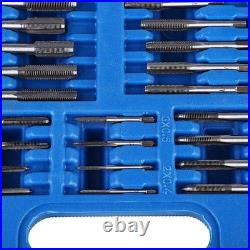 110pcs Tap and Die Set, Metric M2-M18 Screw Nut Thread Taps Dies with Storage