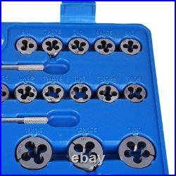110pcs Tap and Die Set, Metric M2-M18 Screw Nut Thread Taps Dies with Storage