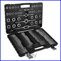 110pcs Tap and Die Set in Metric Sizes, Standard Tap Set and Die Tool Set for