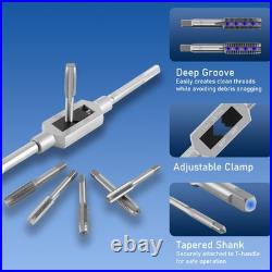 110pcs Tap and Die Set in Metric Sizes, Standard Tap Set and Die Tool Set for