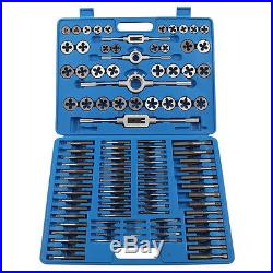 110pcs Tungsten Wrench Tap and Die Set Cutter Kit Metric Steel Screw Bolt F9E5