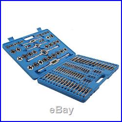 110pcs Tungsten Wrench Tap and Die Set Cutter Kit Metric Steel Screw Bolt F9E5