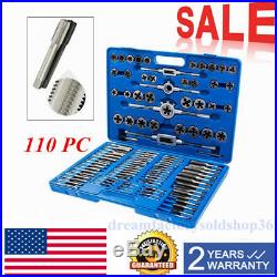 110x Tap and Die Combination Set Tungsten Steel Titanium METRIC Tools USA