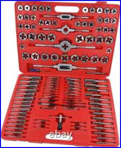 115pc Tap And Die Set Metric & Imperial Thread Cutting Tool