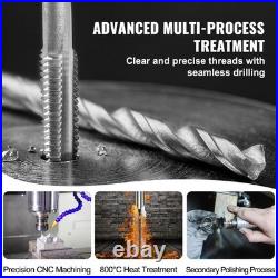 116-Pc Metric & SAE Bearing Steel Tap & Die Set with Storage Case