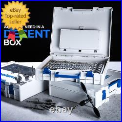 127Pcs Sae/Metric Tap and Die Set, Ratcheting SAE Metric TAP and Die Set Standar