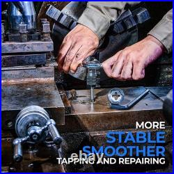 127 Piece Ratcheting Tap and Die Set, SAE/Metric Tap and Die Set with