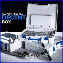 127pcs SAE/Metric Tap and Die Set, Ratcheting Metric TAP