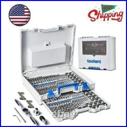 127pcs SAE/Metric Tap and Die Set, Ratcheting SAE Metric TAP