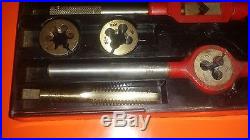12pc P & N Tap and Die Set Imperial Sizes Made In Australia Thread Cutters